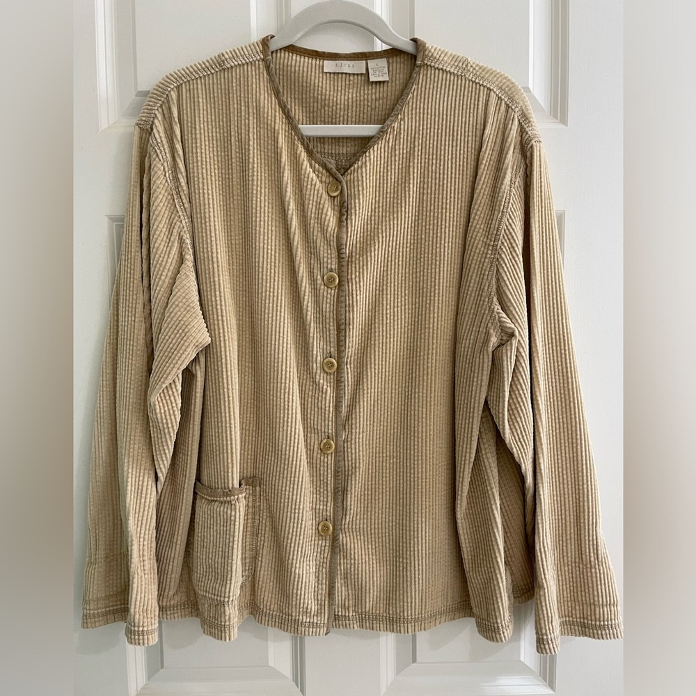 J.Jill light jacket. Boxy shape